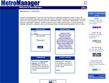 Tablet Screenshot of metromanager.com